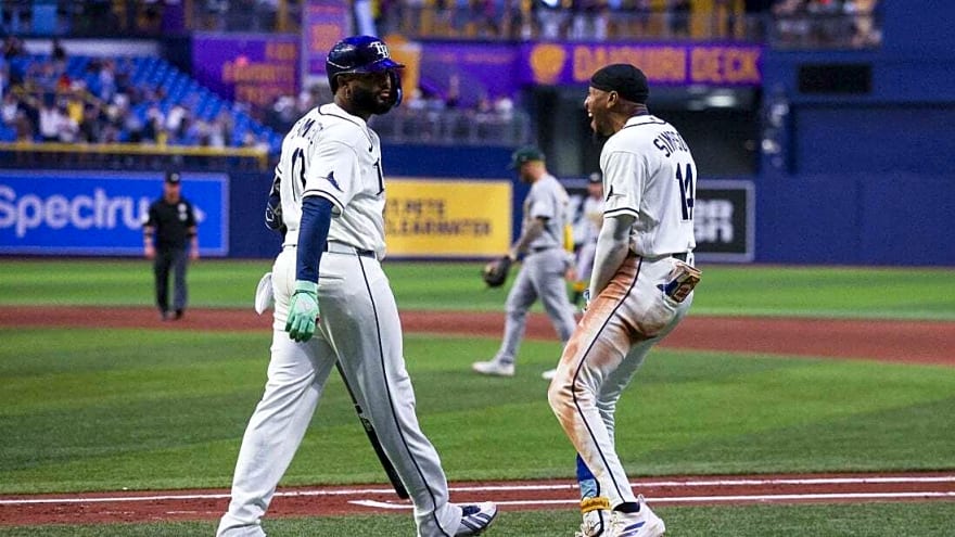 Junior Caminero, Rays strive to stay hot in matchup against Athletics