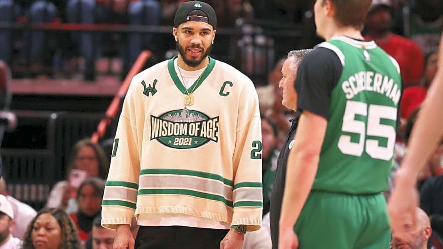 Celtics star Jayson Tatum (Achilles) participates in scrimmage
