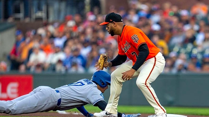 Willy Adames, Giants hand Dodgers 7th straight setback