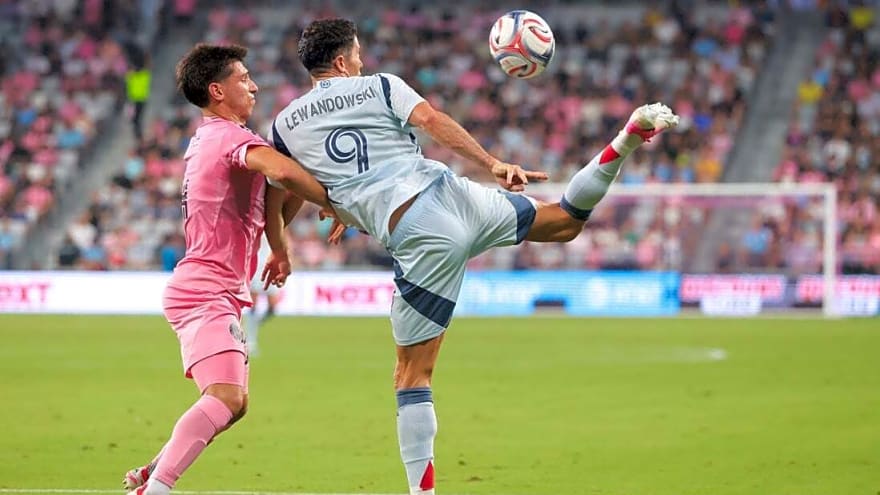 Late Inter Miami strike ruins Robert Lewandowski's Fire debut