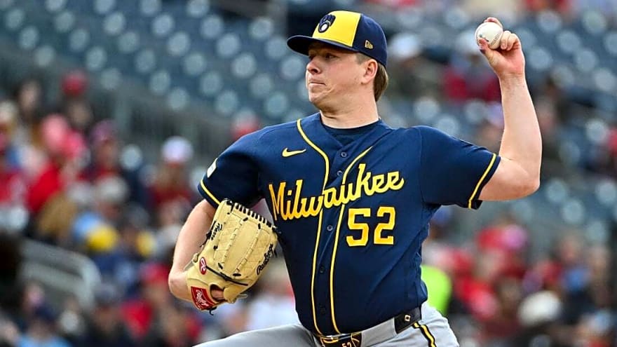 Kyle Harrison helps Brewers prolong Nationals' home misery