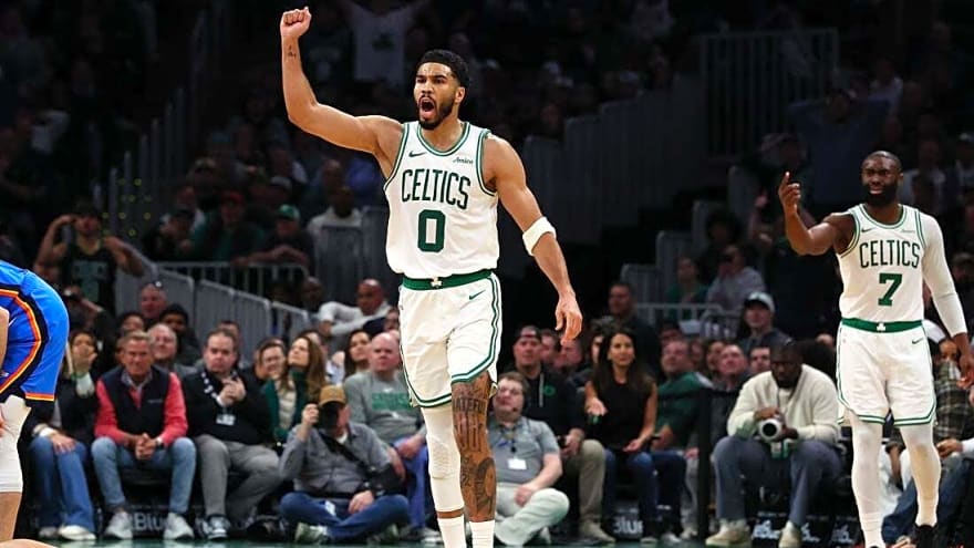 Thriving Jayson Tatum leads Celtics into battle vs. Hawks