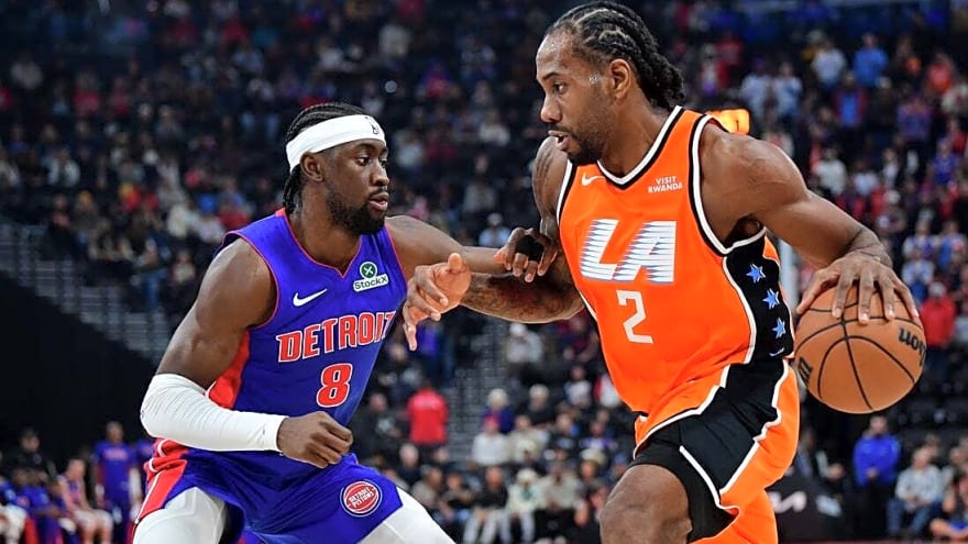 Kawhi Leonard scores career-best 55 points as Clippers beat Pistons