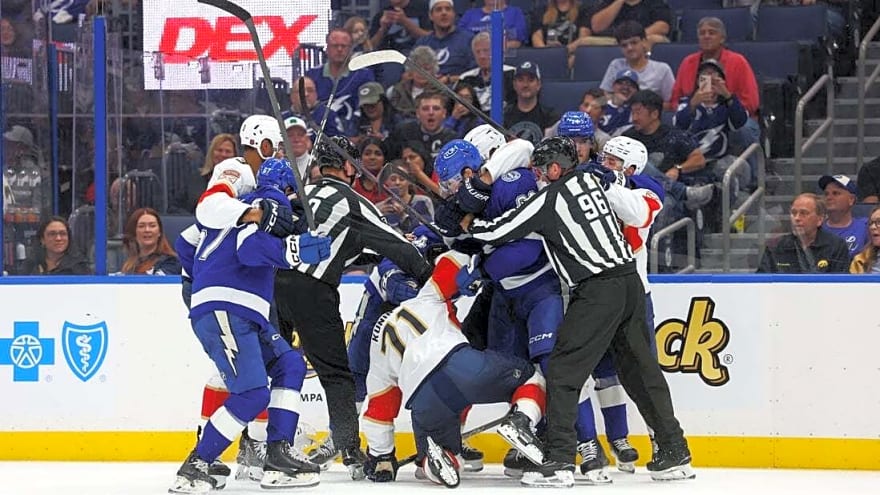 Lightning, Panthers set for testy first meeting of season