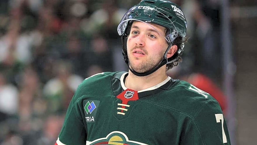 Wild D Brock Faber day-to-day after taking puck to head