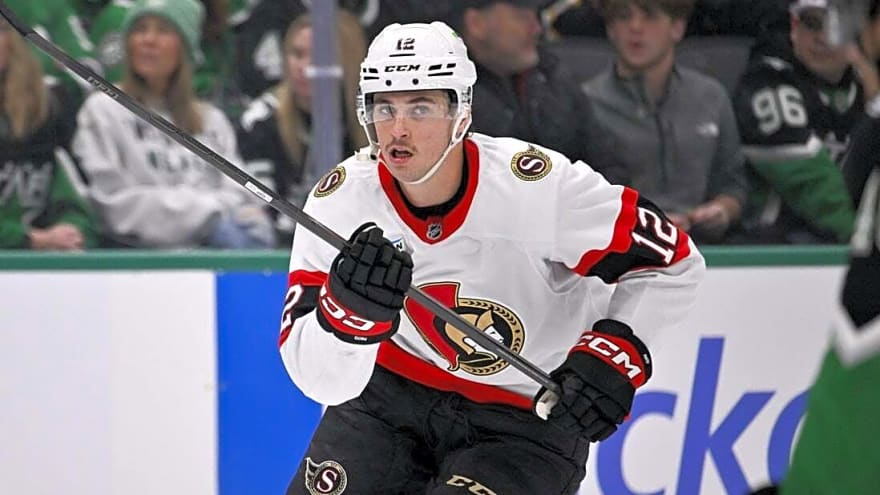 Senators F Shane Pinto (lower body) out at least 2 weeks