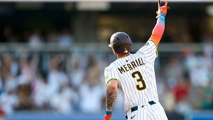 With a rejuvenated Jackson Merrill, Padres pursue sweep of Phillies