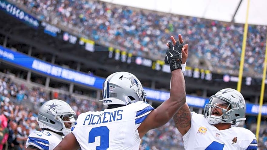 Cowboys 'lean toward' tagging WR George Pickens to prioritize defense