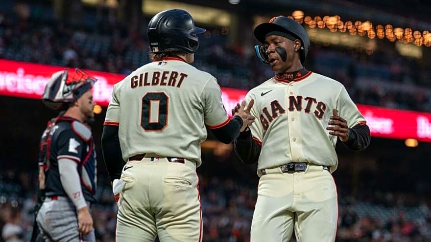 Drew Gilbert knocks in 3 runs in Giants' triumph over Twins
