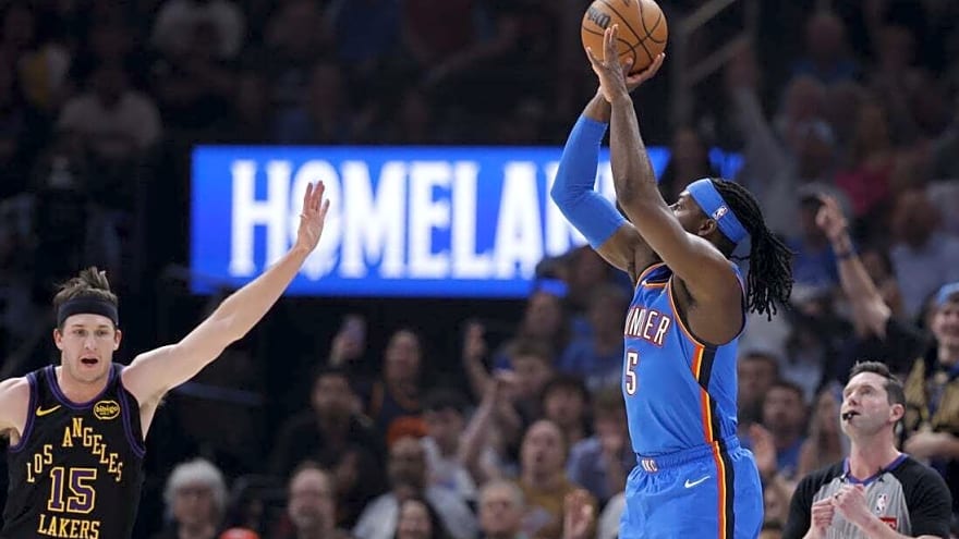 Lakers fall to Thunder as Luka Doncic leaves with hamstring injury