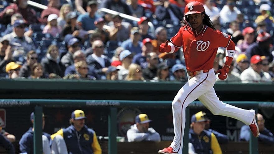 Nationals' small ball earns 1-run win over Brewers