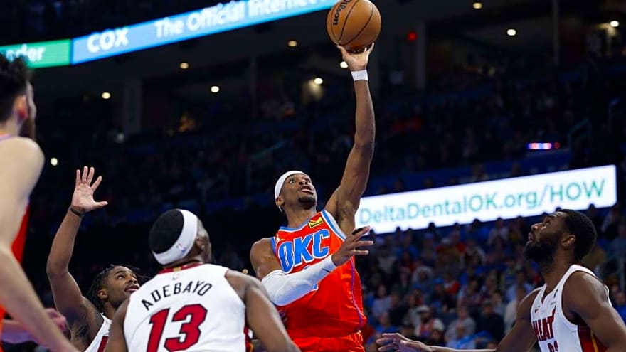 Shai Gilgeous-Alexander heats up, Thunder dispatch Miami