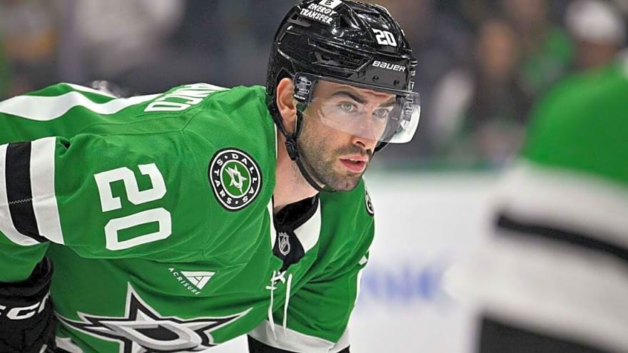 Stars D Kyle Capobianco (lower body) out 4 weeks