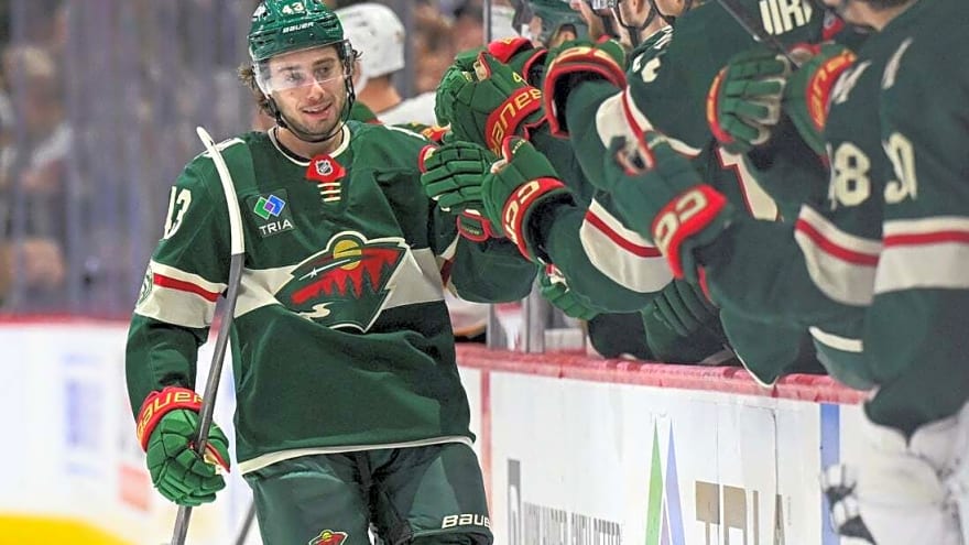 After goal in Wild debut, Quinn Hughes targets encore vs. Capitals