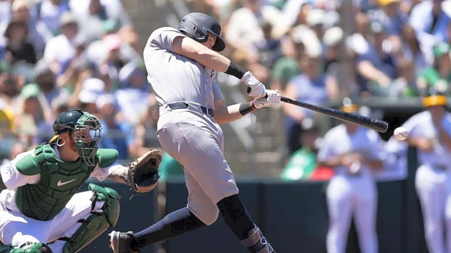 MLB roundup: Yankees erupt for 13-run third to best Athletics