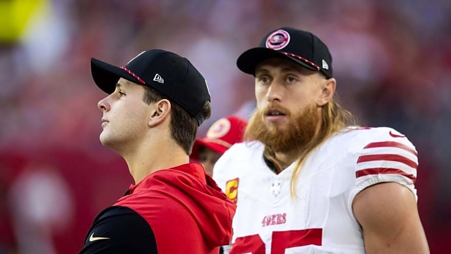 49ers QB Brock Purdy, TE George Kittle return as limited practice participants