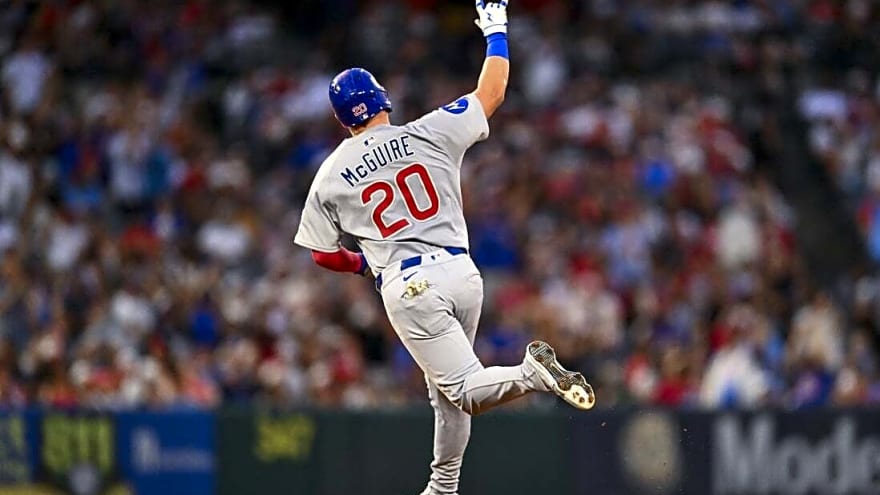 Kyle Tucker, Reese McGuire combine for 10 RBIs as Cubs rout Angels