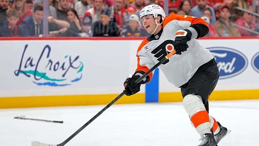 Flyers leading goal-scorer Tyson Foerster out 2-3 months