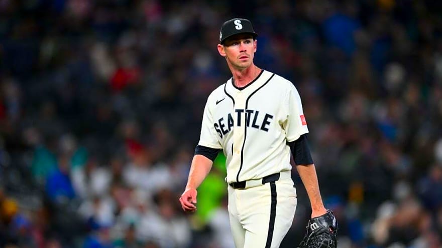 MLB roundup: Mariners two-hit Guardians to earn series split