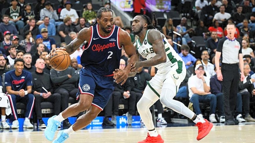 Kawhi Leonard, Clippers slip past struggling Bucks