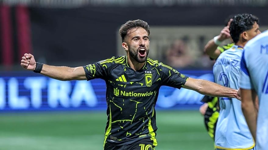 After Diego Rossi notches hat trick, Crew hang on to edge Atlanta United