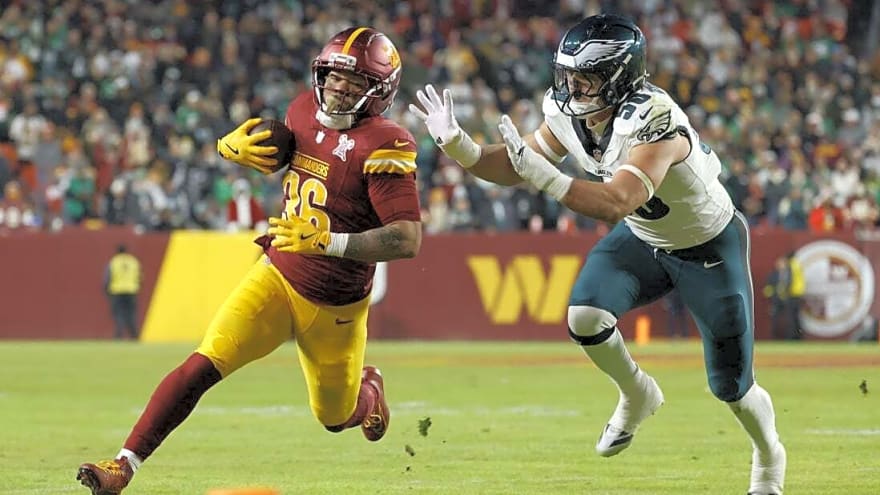 Commanders RB Chris Rodriguez Jr. inactive vs. Cowboys