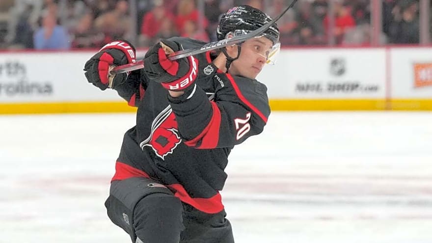 Surging Hurricanes storm into matchup with Red Wings