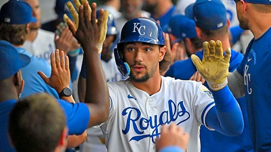Royals throttle Cards but see Bobby Witt Jr. exit game