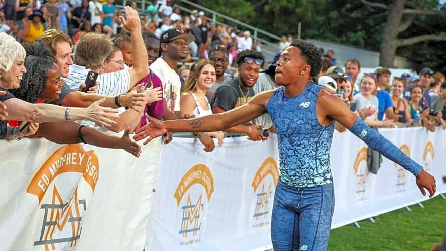 American Quincy Wilson sets under-18 400m record for 4th time
