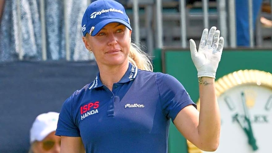 Charley Hull collapses on tee, withdraws from Evian Championship