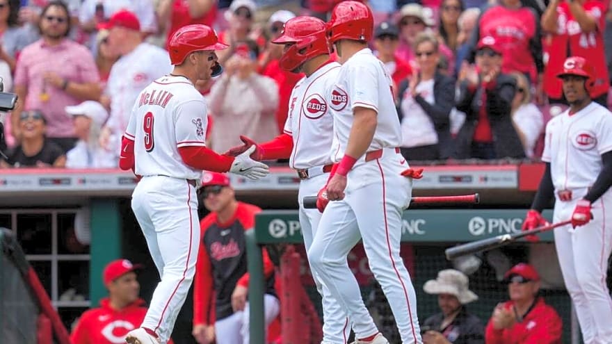 JJ Bleday, Reds ride power surge in rout of Nationals
