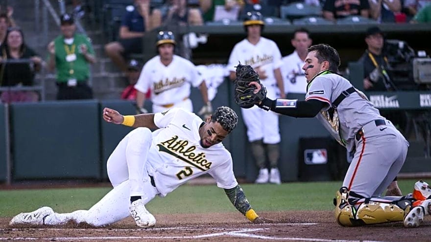 Nick Kurtz belts 3-run homer to power Athletics past Giants