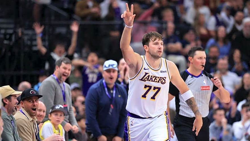NBA roundup: Luka Doncic explodes for 52 to lead Lakers past Jazz