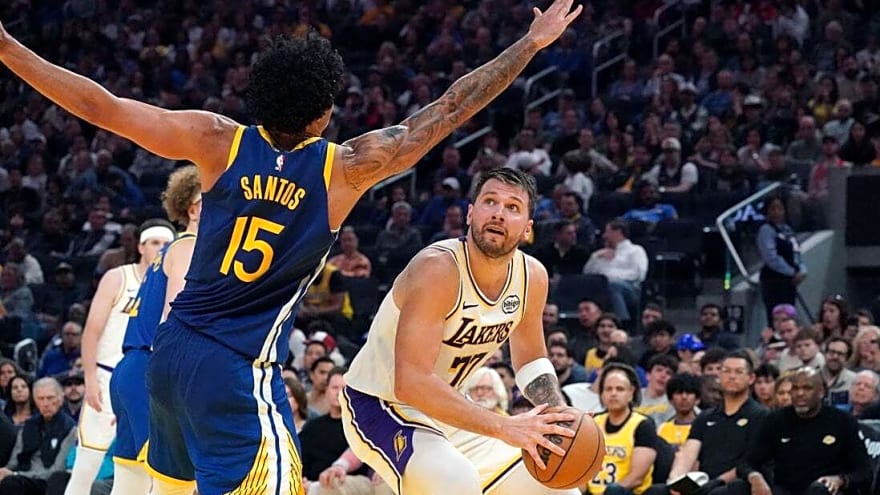 NBA roundup: Luka Doncic's birthday gift is a Lakers victory