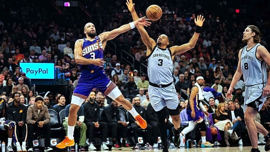 Dillon Brooks, Devin Booker combine for 49 points as Suns win 3rd straight