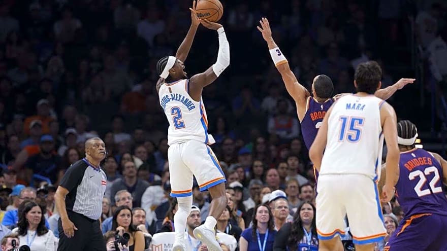 Thunder overcome big injuries to beat Suns for fourth straight win