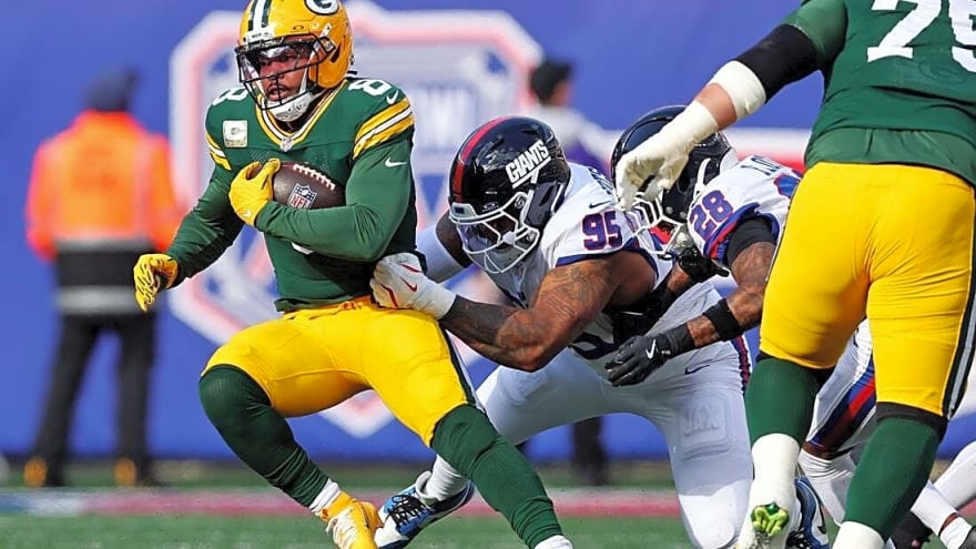 Packers RB Josh Jacobs (knee) ruled out vs. Giants