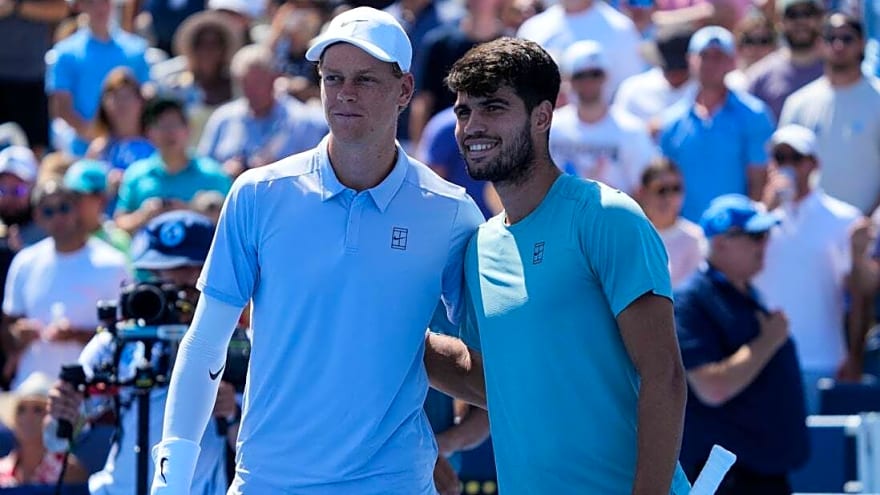 Jannik Sinner, Carlos Alcaraz earn top two seeds at U.S. Open