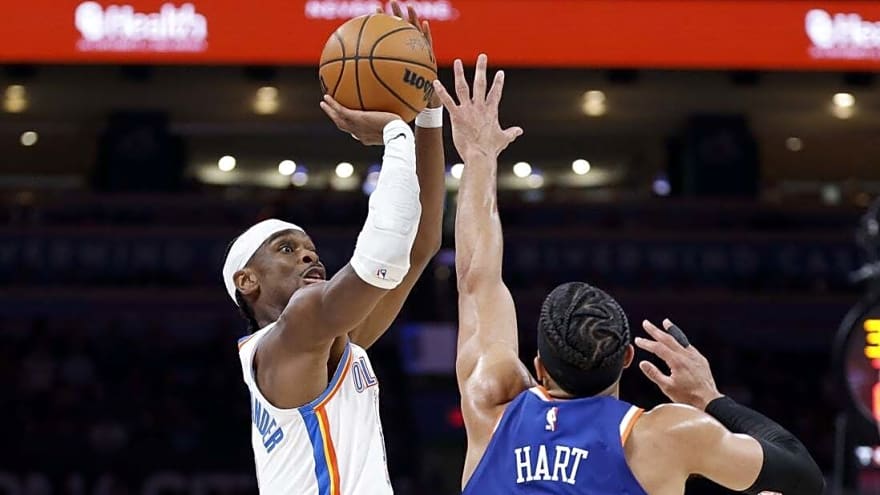 Thunder pursue franchise record against short-handed Pistons