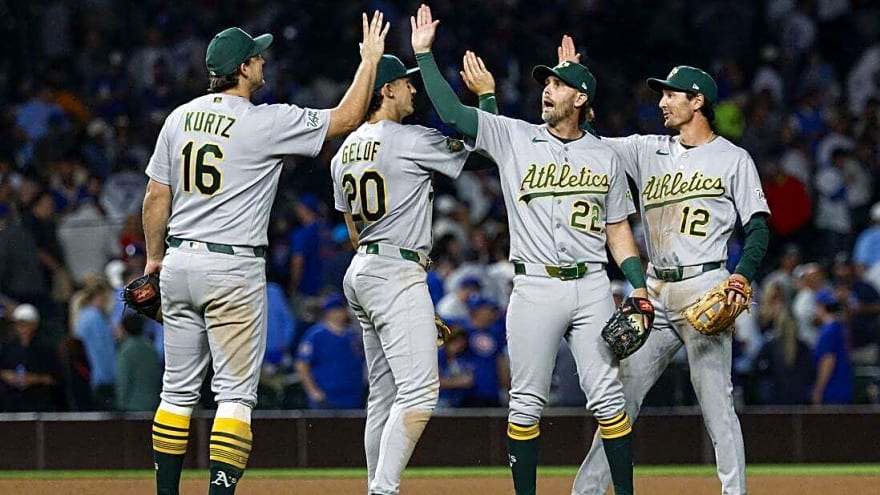 A's pursue a first against Cubs: an interleague series sweep
