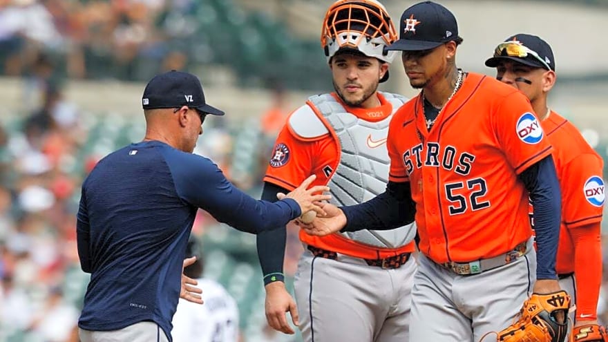 Astros' bullpen geared up for busy stretch that starts with Angels