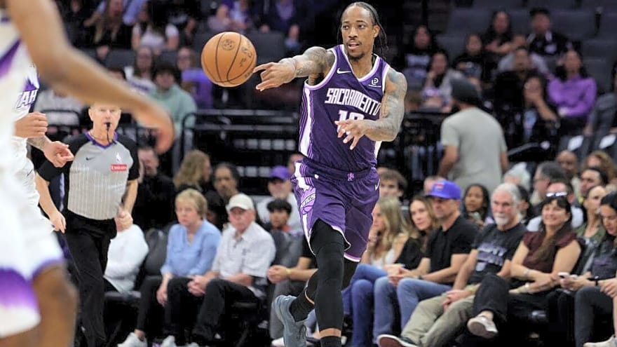 Kings beat Jazz behind DeMar DeRozan's season-best effort