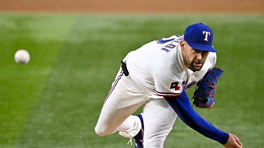 Returning to form, Rangers' Nathan Eovaldi takes on D-backs