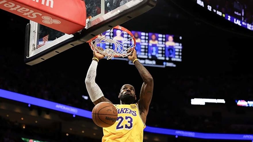 LeBron James ties Robert Parish's record for NBA games played