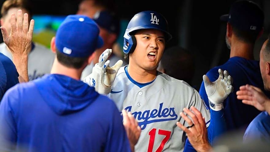 Shohei Ohtani homers again, Dodgers hold off Rockies in Denver