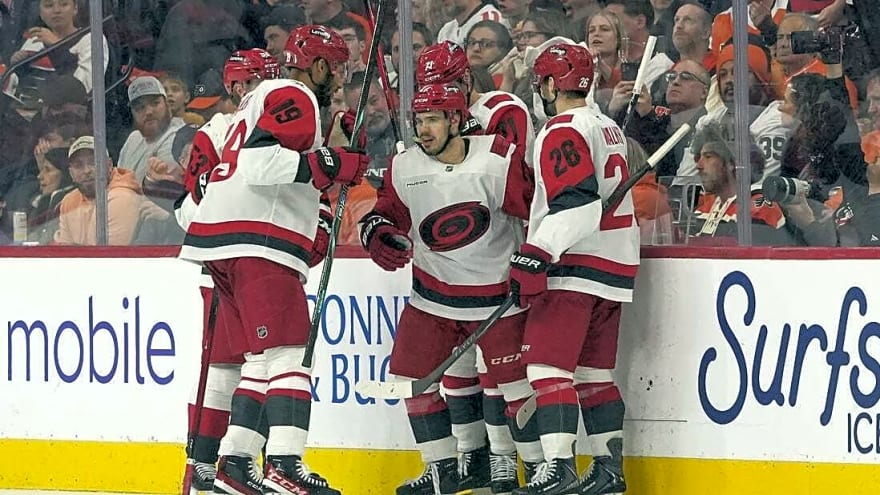 Hurricanes sweep Flyers in OT, advance to East finals