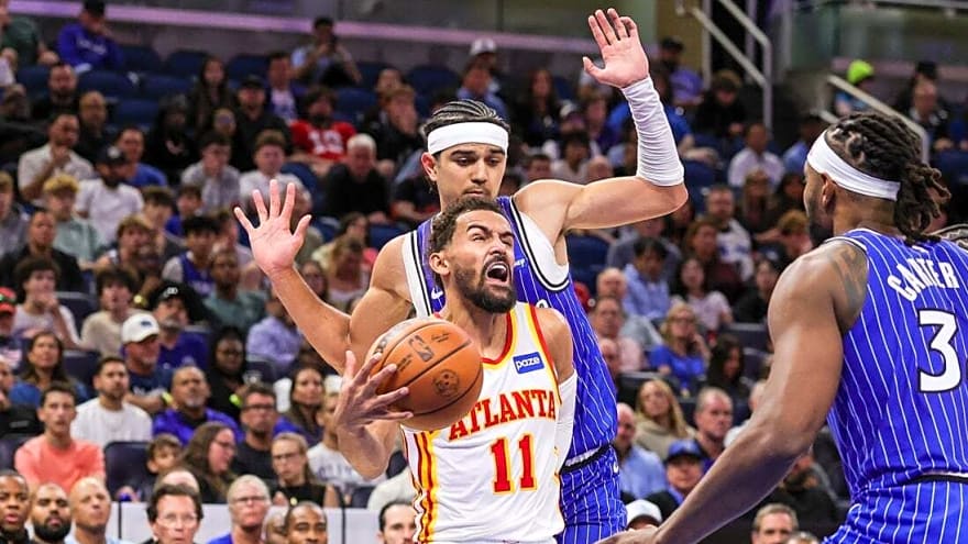 Trae Young, Hawks rally in fourth quarter to down Magic