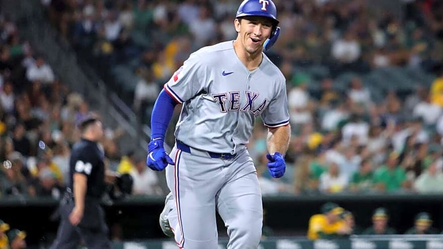 Wyatt Langford helps Rangers rally past A's, snap skid