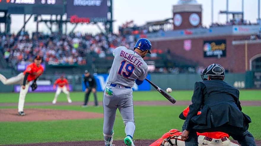 Mets bash 3 homers, thrash Giants but lose Juan Soto (calf)