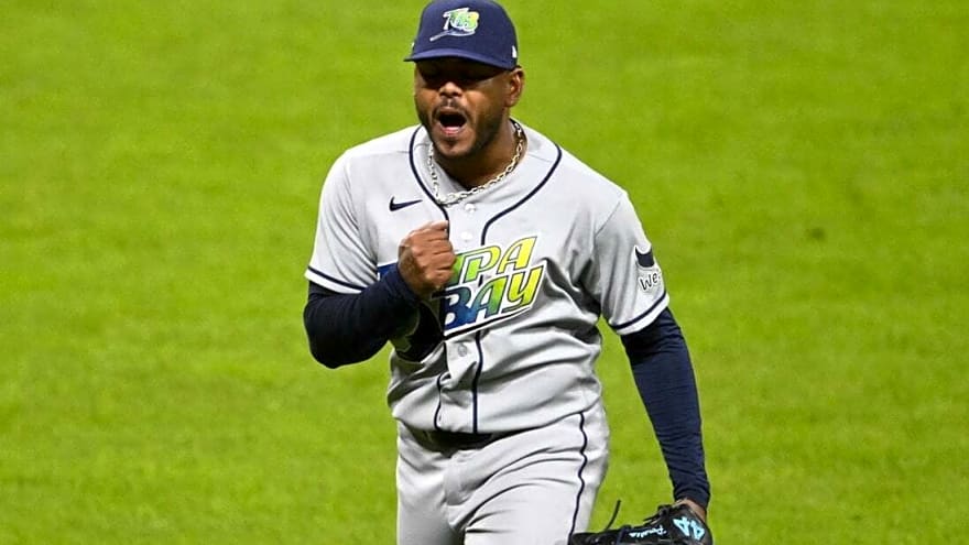 Freddy Peralta, Rays look to finish off Guardians, reach World Series